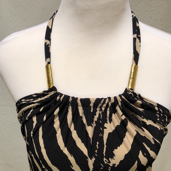 Cache Black and Tan Dress - Picture 5 of 8